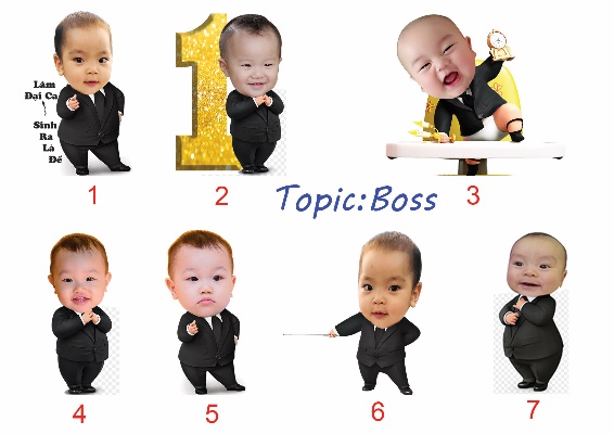 mẫu chibi boss baby cho bé trai